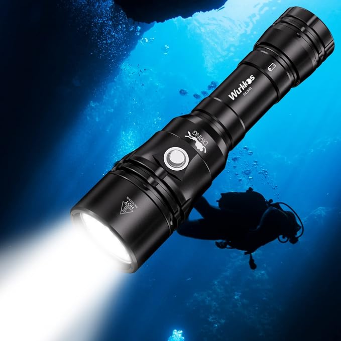 wurkkos dl20r 水肺潜水灯 3200lm 水下灯 cree xhp50.